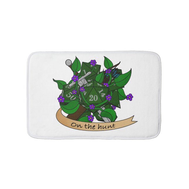 Ranger Dice Design Bath Mat (Front)