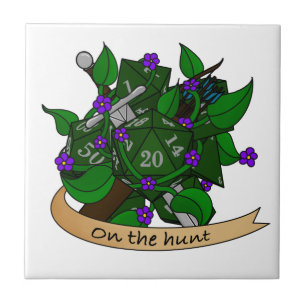 Ranger Dice Design Ceramic Tile