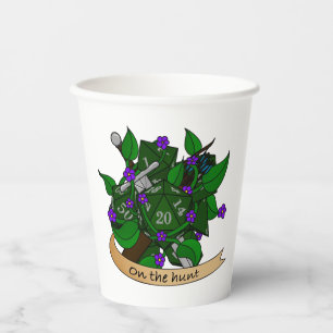 Ranger Dice Design Paper Cups