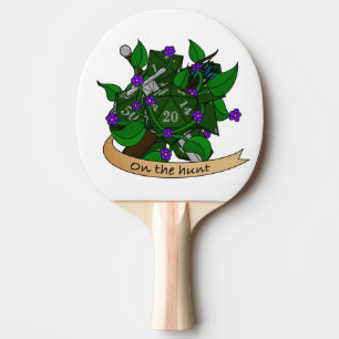 Ranger Dice Design Ping Pong Paddle