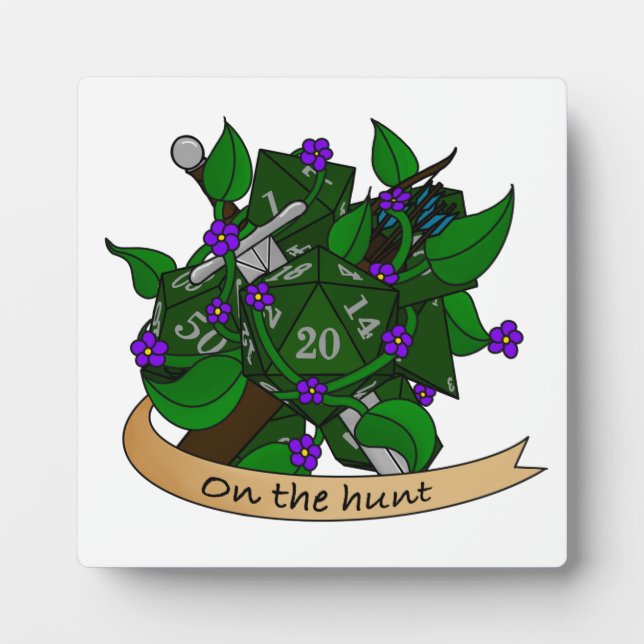 Ranger Dice Design Plaque (Front)