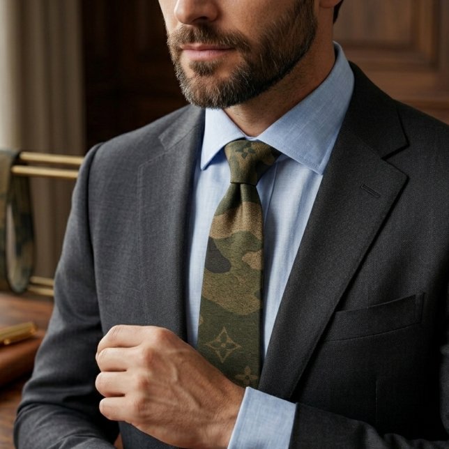 Ranger Elite Woodland Camouflage Pattern Tie (Creator Uploaded)