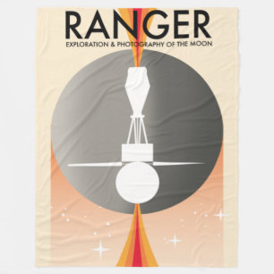Ranger Exploration & Photography of the Moon Metal Fleece Blanket
