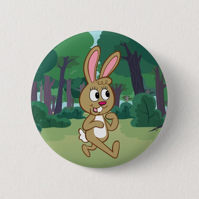 Ranger Rick | Becky Hare 6 Cm Round Badge (Front)