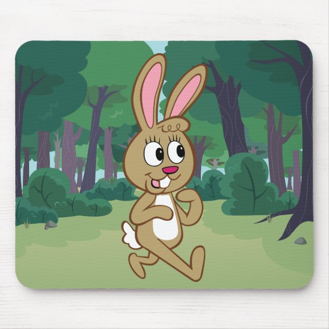 Ranger Rick | Becky Hare Mouse Pad (Front)