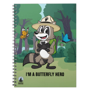 Ranger Rick Butterfly Hero - Butterfly Sign Notebook