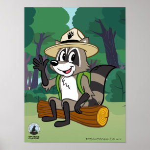 Ranger Rick Great American Campout Poster