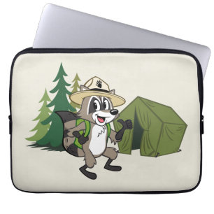 Ranger Rick Great American Campout -Tent Laptop Sleeve
