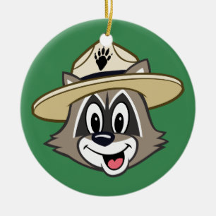 Ranger Rick Ranger Rick Face Ceramic Tree Decoration