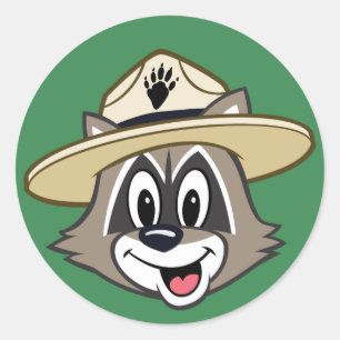 Ranger Rick   Ranger Rick Face Classic Round Sticker