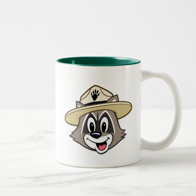 Ranger Rick | Ranger Rick Face Two-Tone Coffee Mug (Right)