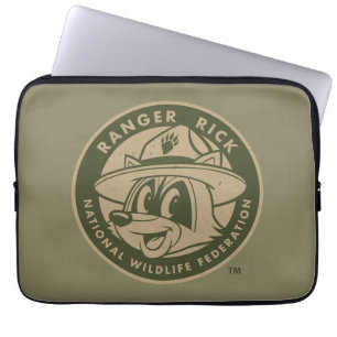 Ranger Rick Ranger Rick Khaki Logo Laptop Sleeve