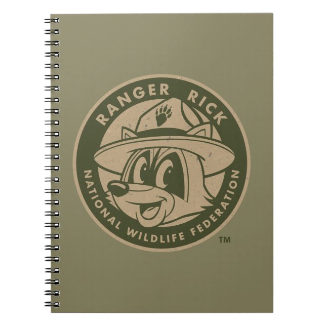 Ranger Rick | Ranger Rick Khaki Logo Notebook (Front)