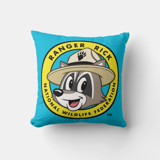 Ranger Rick | Ranger Rick Logo Cushion (Front)