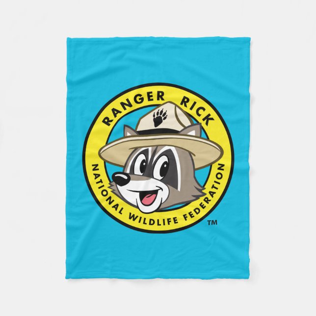 Ranger Rick | Ranger Rick Logo Fleece Blanket (Front)