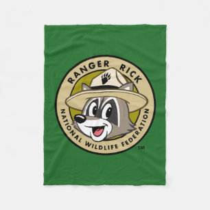 Ranger Rick   Ranger Rick Logo Fleece Blanket