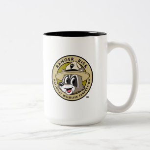 Ranger Rick Ranger Rick Logo Two-Tone Coffee Mug