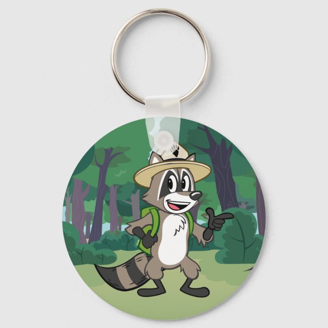 Ranger Rick | Ranger Rick Pointing Key Ring (Front)