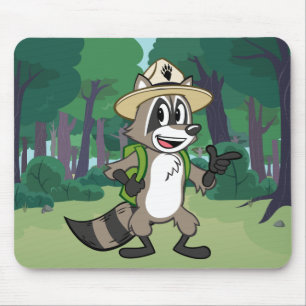 Ranger Rick   Ranger Rick Pointing Mouse Pad