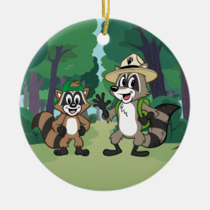 Ranger Rick Ranger Rick & Ricky Ceramic Tree Decoration