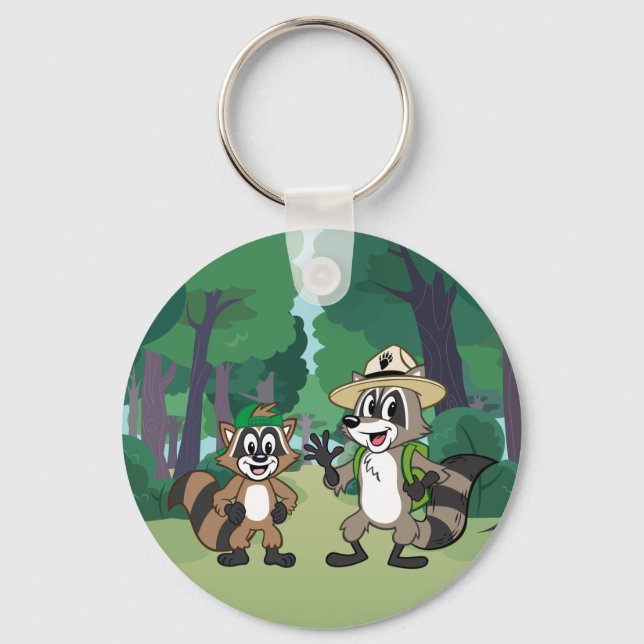 Ranger Rick | Ranger Rick & Ricky Key Ring (Front)