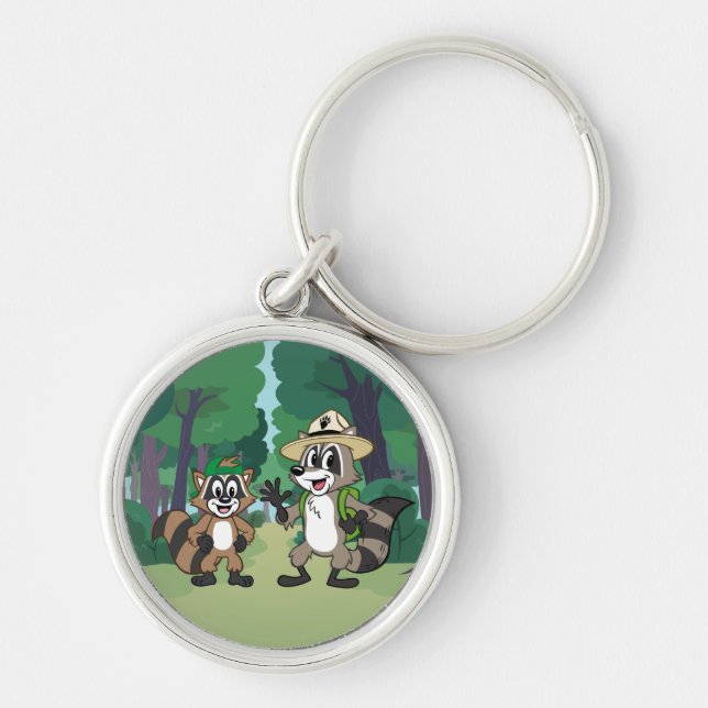 Ranger Rick | Ranger Rick & Ricky Key Ring (Front)