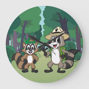 Ranger Rick Ranger Rick & Ricky Large Clock