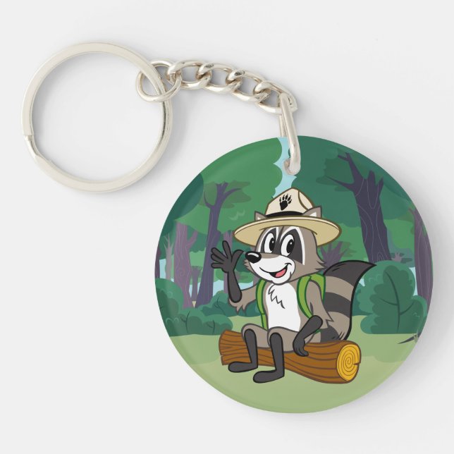 Ranger Rick | Ranger Rick Sitting Key Ring (Front)
