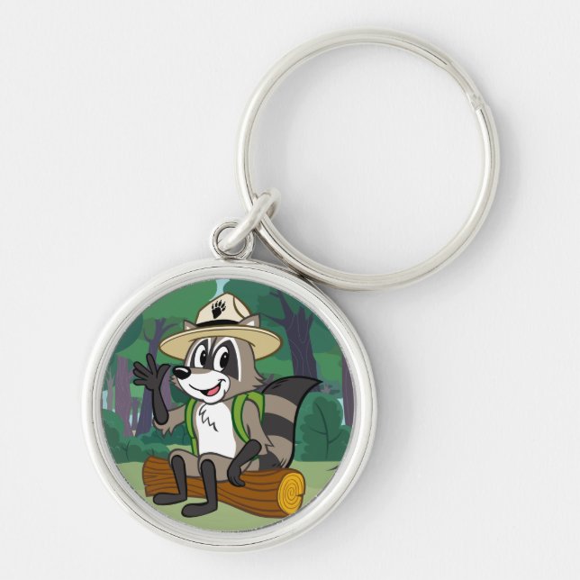 Ranger Rick | Ranger Rick Sitting Key Ring (Front)