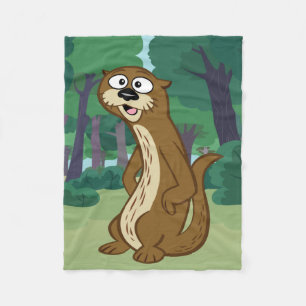 Ranger Rick   Reggie Otter Fleece Blanket