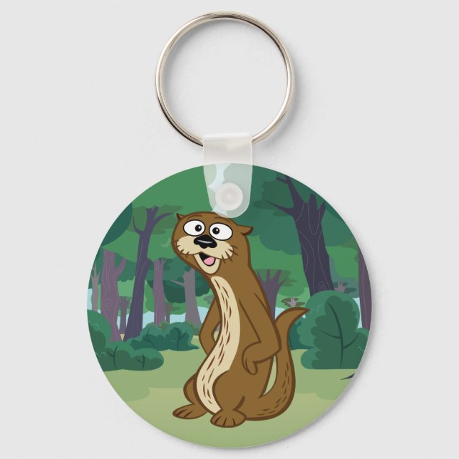 Ranger Rick | Reggie Otter Key Ring (Front)