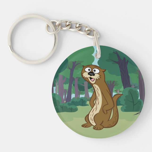 Ranger Rick | Reggie Otter Key Ring (Front)