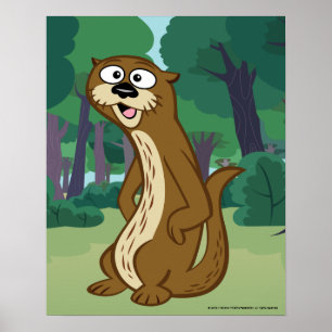 Ranger Rick Reggie Otter Poster