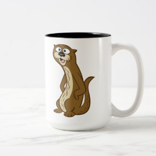 Ranger Rick   Reggie Otter Two-Tone Coffee Mug
