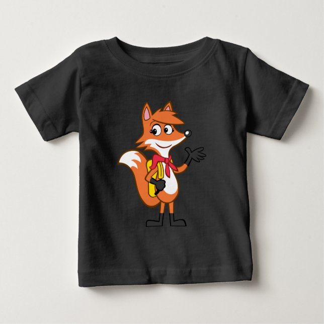 Ranger Rick | Scarlett Fox Waving Baby T-Shirt (Front)