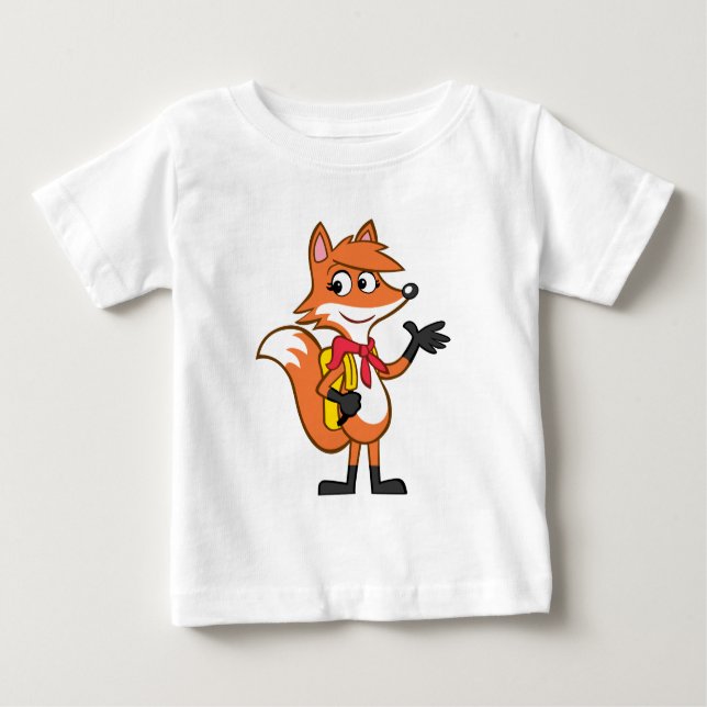 Ranger Rick | Scarlett Fox Waving Baby T-Shirt (Front)