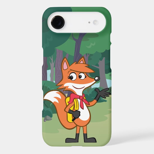 Ranger Rick | Scarlett Fox Waving Case-Mate iPhone Case (Back)