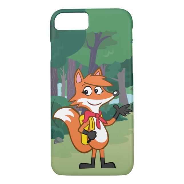 Ranger Rick | Scarlett Fox Waving Case-Mate iPhone Case (Back)