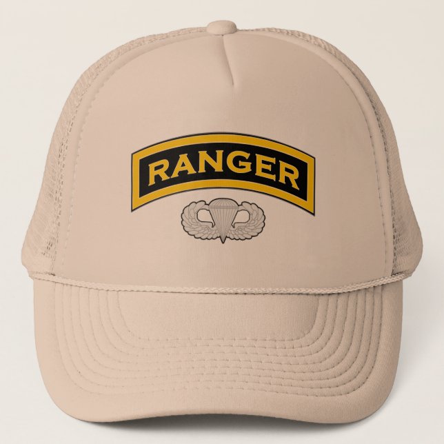 Ranger - Tab and Jump Wings Trucker Hat (Front)