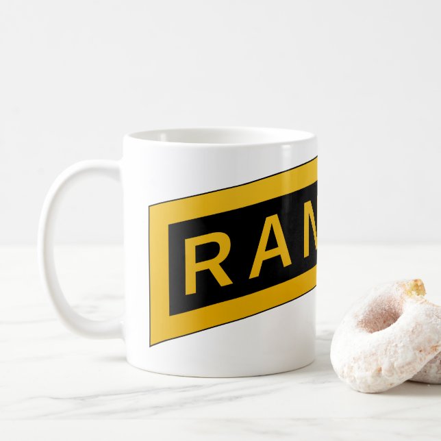 Ranger Tab Coffee Mug (With Donut)
