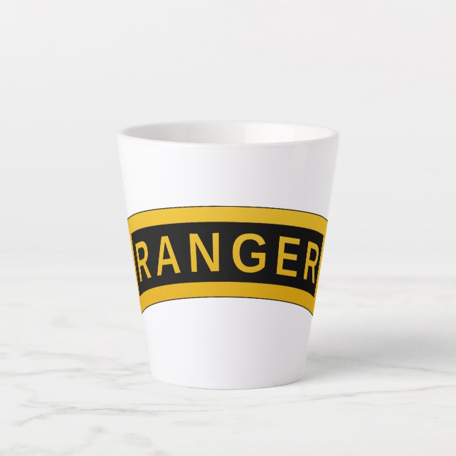 Ranger Tab Latte Mug (Front)
