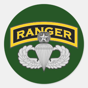 Ranger tab & Master Blaster wings Classic Round Sticker