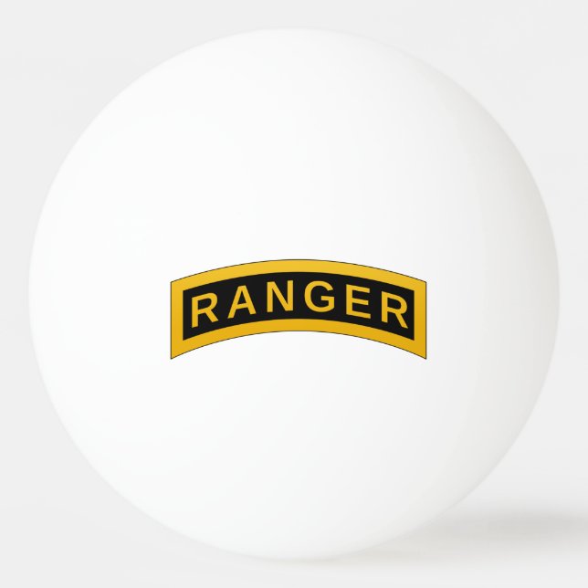 Ranger Tab Ping Pong Ball (Front)