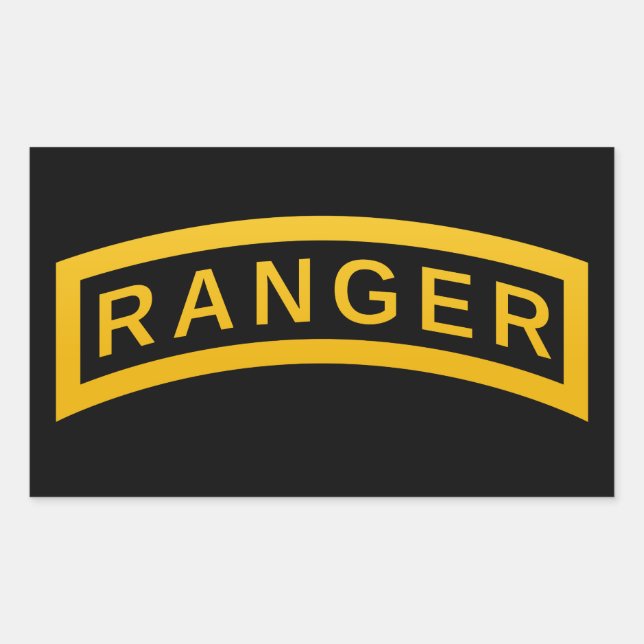 Ranger Tab Rectangular Sticker (Front)