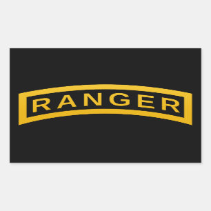 Ranger Tab Rectangular Sticker