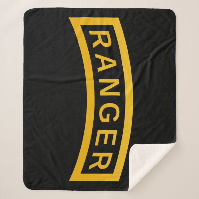 Ranger Tab Sherpa Blanket (Front)