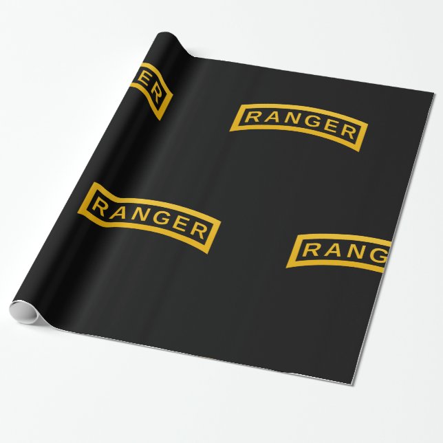 Ranger Tab Wrapping Paper (Unrolled)