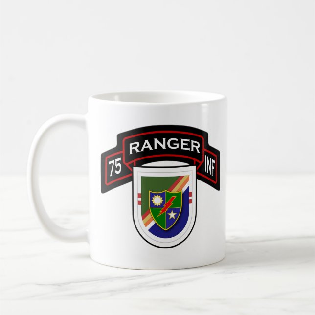Rangers - 2d Bn, 75th Infantry Regiment 1 Coffee Mug (Left)