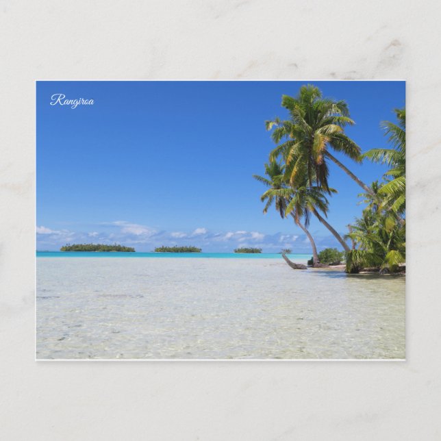 Rangiroa Blue Lagoon Postcard (Front)