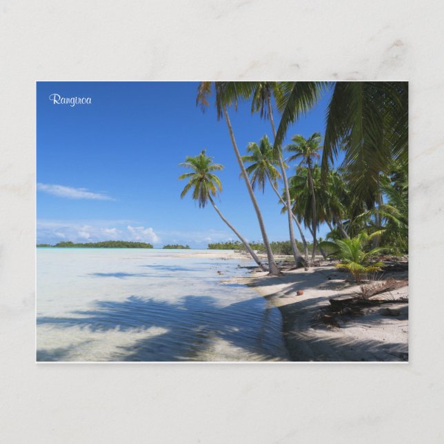 Rangiroa Blue Lagoon Postcard (Front)